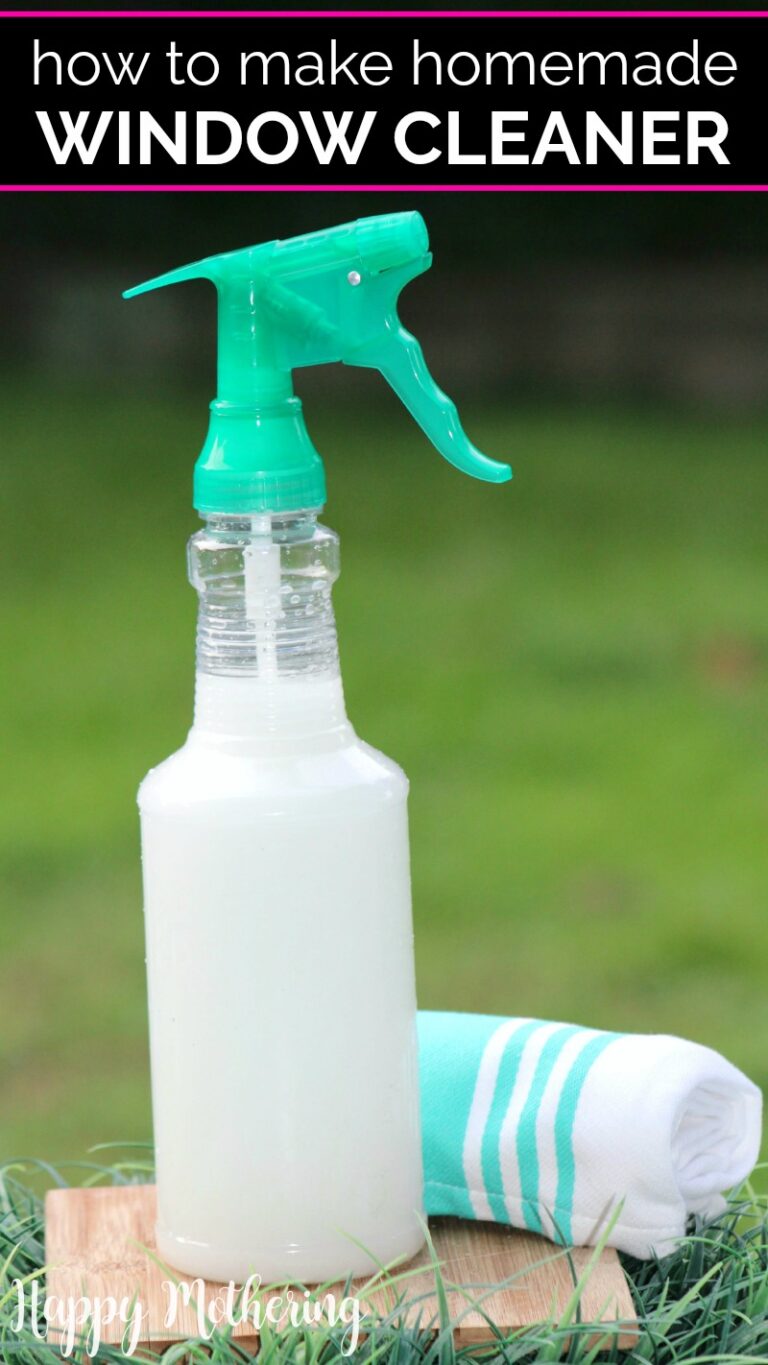 How to Make Homemade Window Cleaner - Happy Mothering