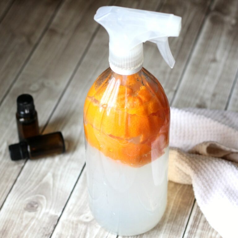 DIY All Purpose Cleaner with Citrus Peels Happy Mothering