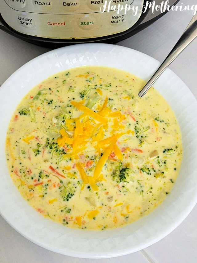 Instant Pot Broccoli Cheddar Soup story