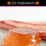 Halloween themed Lush copycat shower jelly on a counter