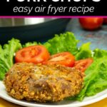 Almond Parmesan Pork Chops cooked in the Instant Pot Duo Crispy air fryer
