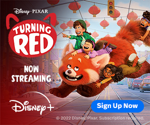 Disney+ Turning Red Ad.