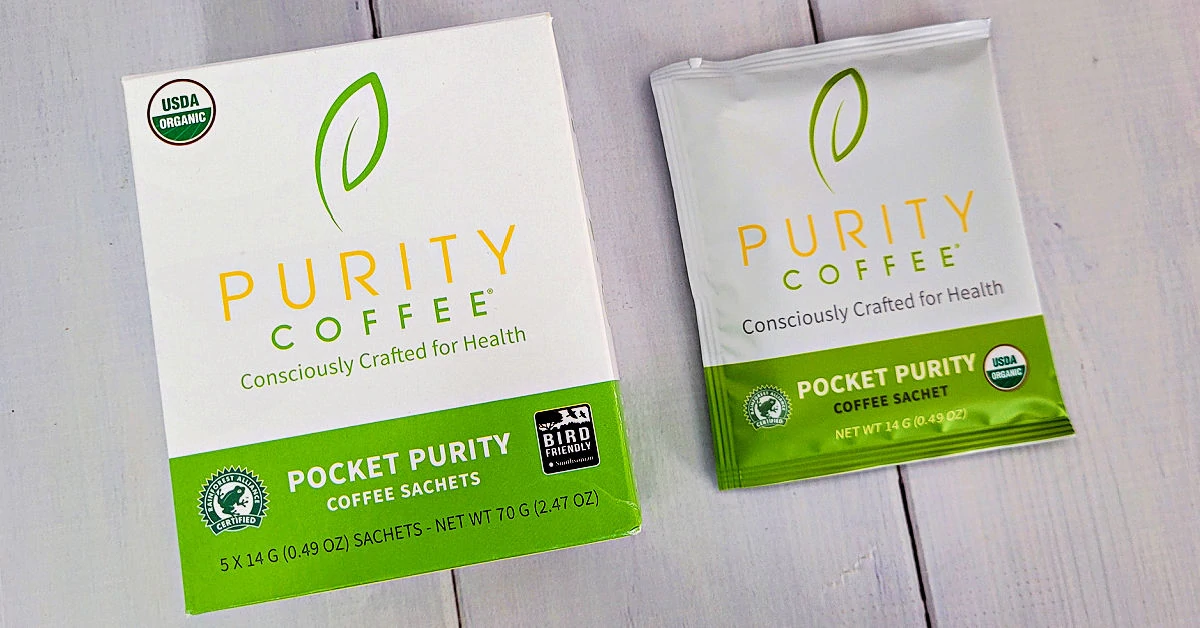 Pocket Purity Coffee Sachets from Purity Coffee.