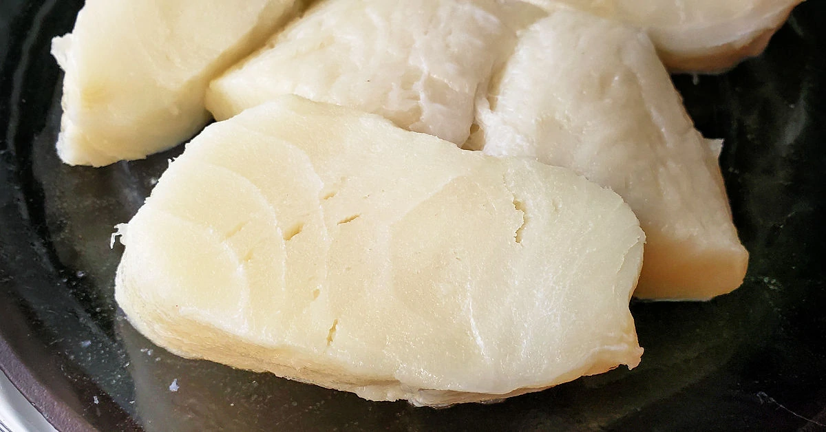 Chilean Sea Bass Fillets after being patted dry with paper towels.